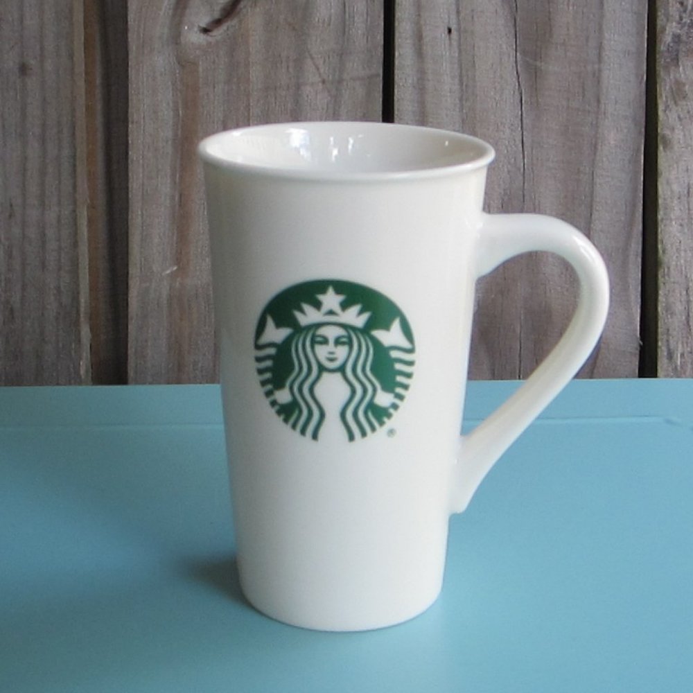 Like New White/Green Logo 2019 Starbucks 16 Oz Mug